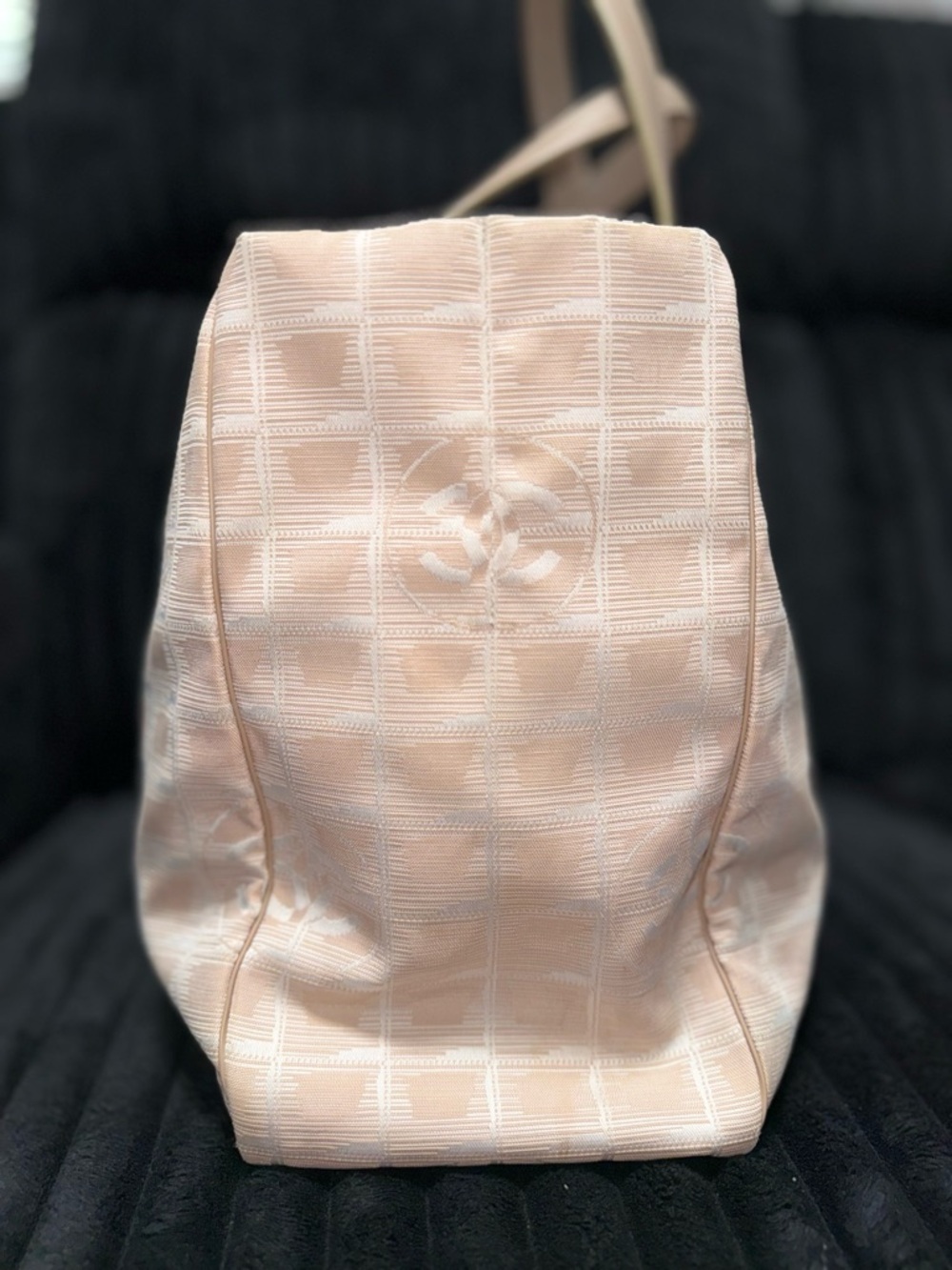 Chanel Beige Travel Tote Bag with COA - Picture 4 of 16